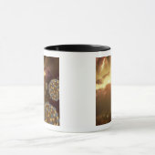 Buckyballen zwevend in de interstellaire ruimte mok (Midden)