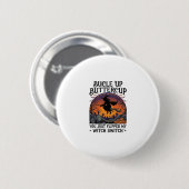 Bucle Omhoog Boterbloem Heks Schakelaar Halloween Ronde Button 5,7 Cm (Voorkant /achterkant)