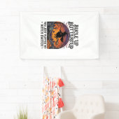 Bucle Up Buttercup Heksen Switch Halloween Bezem P Spandoek (Insitu)