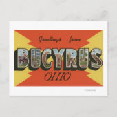 Bucyrus, OhioLarge Letter ScenesBucyrus, OH Briefkaart (Voorkant)