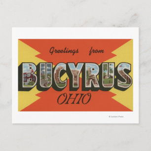 Bucyrus, OhioLarge Letter ScenesBucyrus, OH Briefkaart