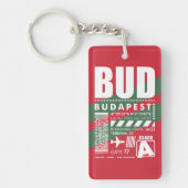 BUD Budapest Airport Sleutelhanger (Voorkant)