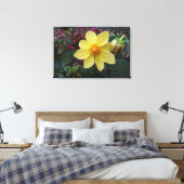 Bud en bloem canvas afdruk (Insitu (Slaapkamer))