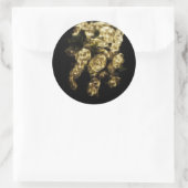 Bud Gilt Ronde Sticker (Tas)