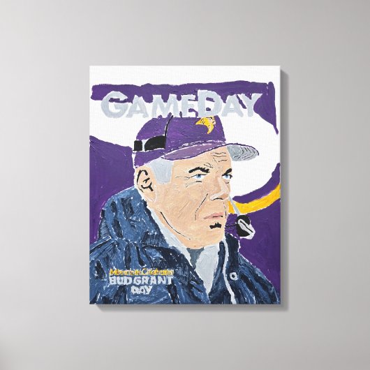 Bud Grant Canvas Afdruk (Voorkant)