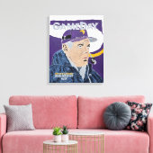 Bud Grant Canvas Afdruk (Insitu (Woonkamer))