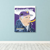 Bud Grant Canvas Afdruk (Insitu (Houten vloer))