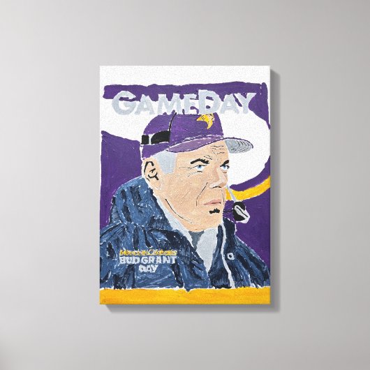 Bud Grant Canvas Afdruk (Voorkant)