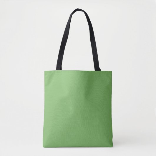 Bud groen (effen kleur) tote bag (Voorkant)