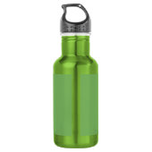 Bud groen (effen kleur) waterfles  (Achterkant)