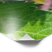 bud in herfst foto afdruk (Hoek)