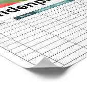 Bud van een pony/Pfingstrosen Poster (Hoek)