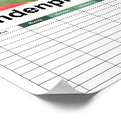 Bud van een pony/Pfingstrosen Poster (Hoek)