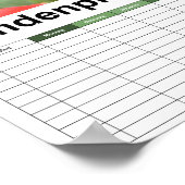 Bud van een pony/Pfingstrosen Poster (Hoek)