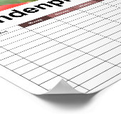 Bud van een pony/Pfingstrosen Poster (Hoek)