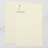 Bud Vase Stationery Briefpapier (Voorkant / Achterkant)