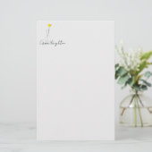 Bud Vase Stationery Briefpapier (Staand voorkant)