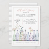 Bud Vases Botanical Wedding Shower Kaart (Voorkant / Achterkant)