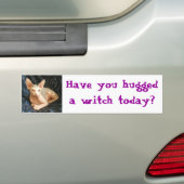 Buda 8, heb je vandaag een heks geknuffeld? bumpersticker (Op auto)