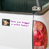 Buda 8, heb je vandaag een heks geknuffeld? bumpersticker (Op Truck)