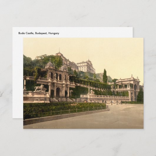 Buda Castle, Boedapest, Hongarije Briefkaart (Voorkant / Achterkant)