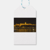 Buda Castle Hungary Boedapest 's nachts Cadeaulabel (Voorkant)