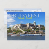 Buda Castle over de Donau in Boedapest Briefkaart (Voorkant / Achterkant)