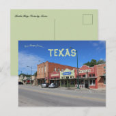 Buda Hays County Texas Briefkaart (Voorkant / Achterkant)