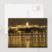 buda kasteel in Boedapest, Hongarije briefkaart (Voorkant / Achterkant)
