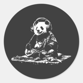 Buda Panda Ronde Sticker