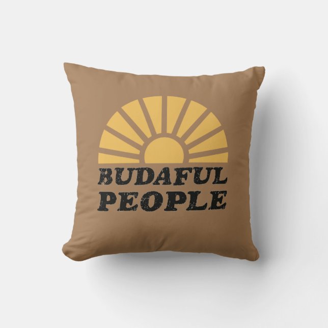 Budaful Buda Texas Mooie Mensen Kussen (Voorkant)