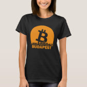 Budapest Bitcoin Maximalist  Bitcoin Budapest Skyl T-shirt (Voorkant)