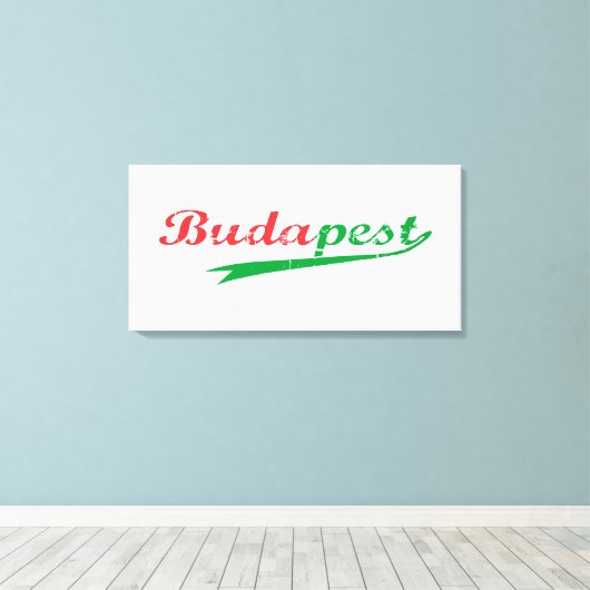 BUDAPEST CANVAS AFDRUK (Insitu (Houten vloer))