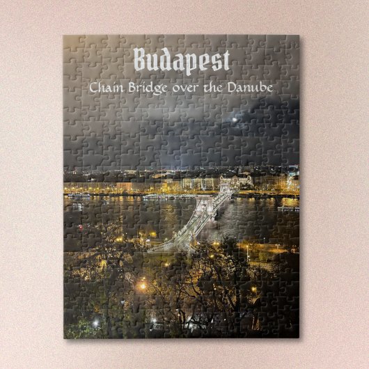 Budapest Chain Bridge Jigsaw Puzzle Legpuzzel