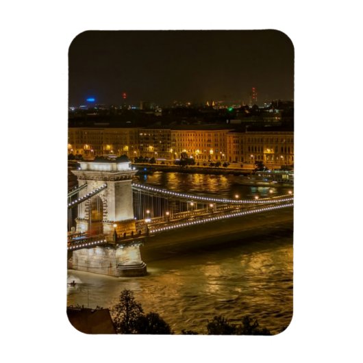 Budapest Chain Bridge Magneet (Verticaal)