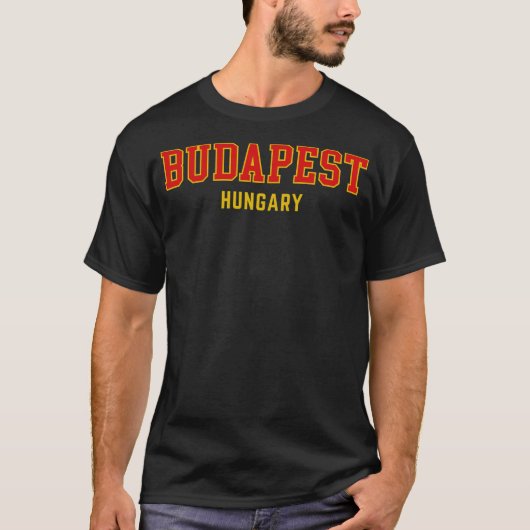 Budapest City Pride Varsity T-shirt (Voorkant)