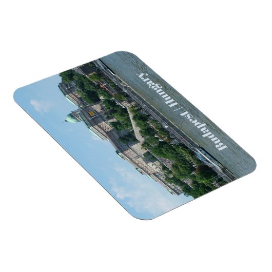 Budapest custom text magnet 1 magneet (Rechterzijde)