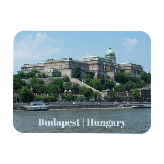 Budapest custom text magnet 1 magneet (Horizontaal)