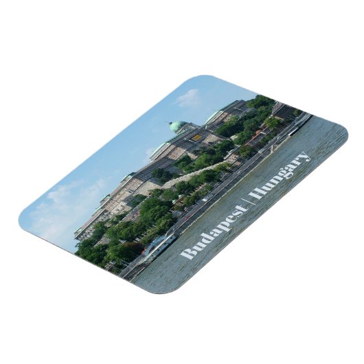 Budapest custom text magnet 1 magneet (Linkerzijde)