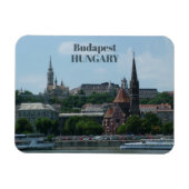Budapest custom text magnet 2 magneet (Horizontaal)