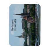 Budapest custom text magnet 2 magneet (Verticaal)