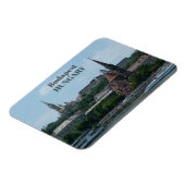 Budapest custom text magnet 2 magneet (Linkerzijde)