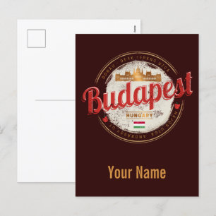 Budapest Design Hongarije parlement Feestdagenkaart