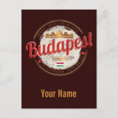 Budapest Design Hongarije  parlement Feestdagenkaart (Voorkant)