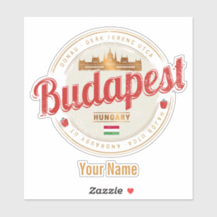 Budapest Design Hongarije  parlement Sticker