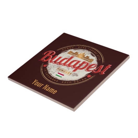 Budapest Design Hongarije parlement Tegeltje (Zijkant)