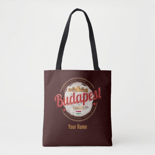 Budapest Design Hongarije parlement Tote Bag (Voorkant)