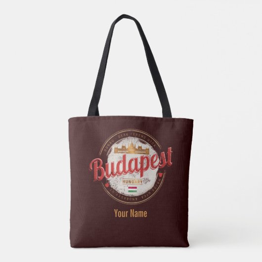 Budapest Design Hongarije  parlement Tote Bag (Achterkant)