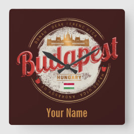 Budapest Design Hongarije parlement Vierkante Klok