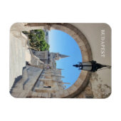 Budapest Fisherman's Bastion ingelijste uitzichten Magneet (Horizontaal)